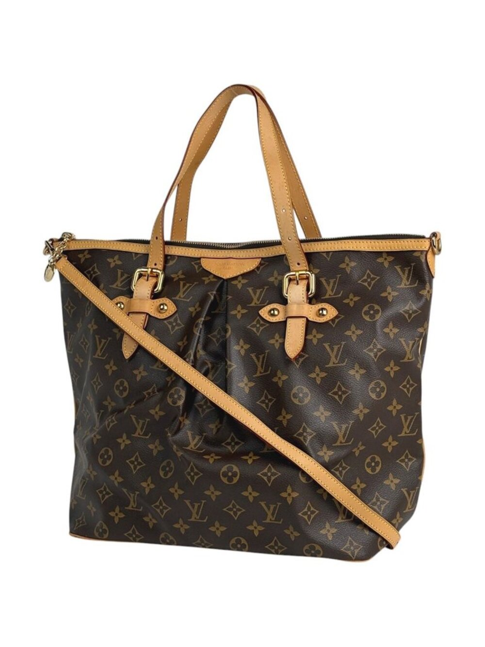 Louis Vuitton Palermo GM 2-Way Tote Bag Monogram Brown